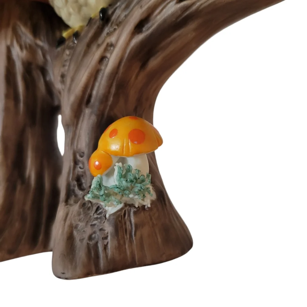 Vintage Ardco Owl Family on Tree Budvase